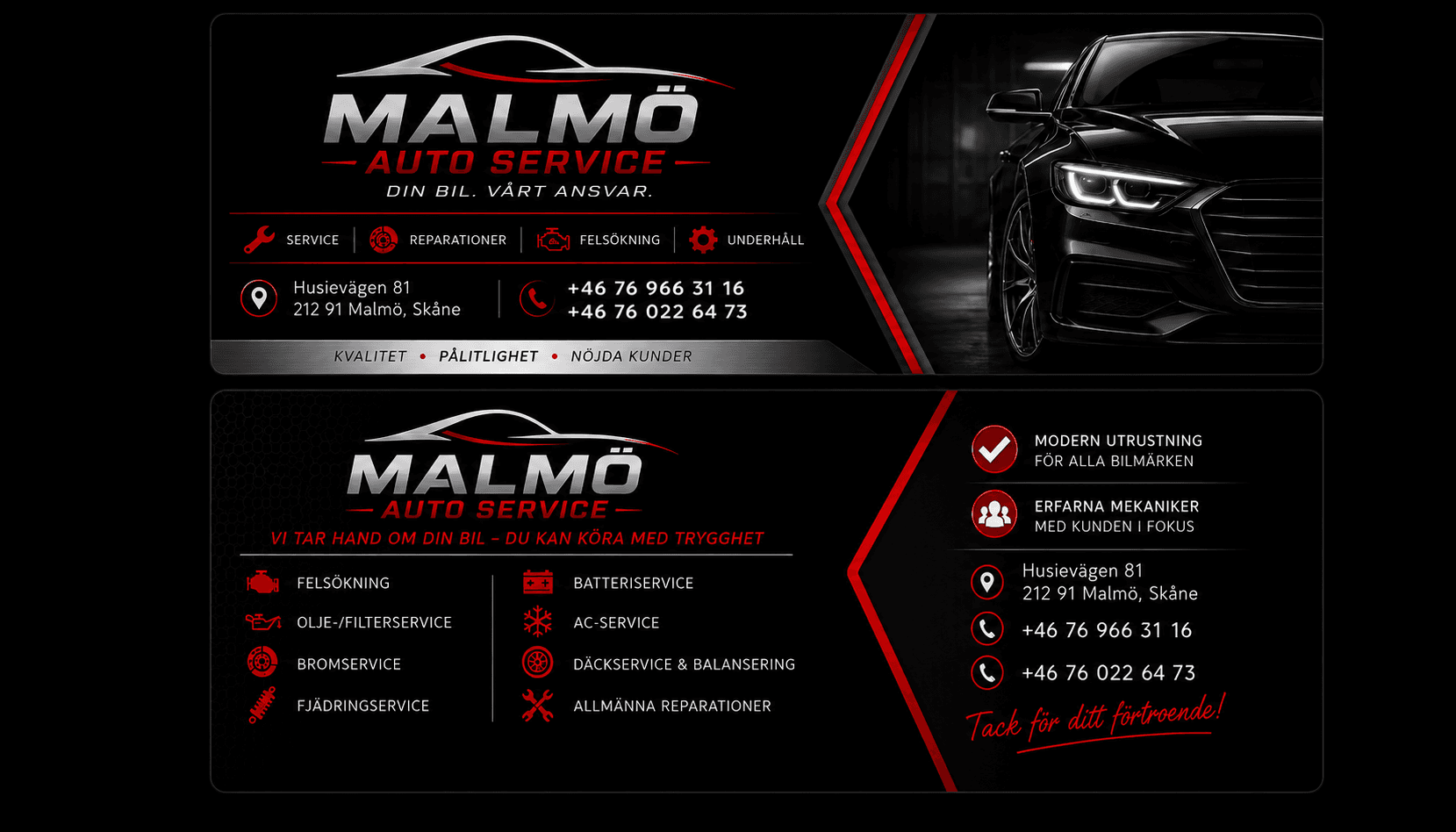 Malmö Auto Service - Din bil. Vårt ansvar.